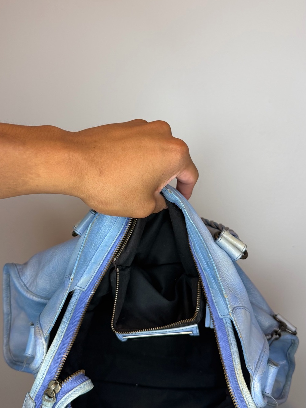 Balenciaga Agneau Classic Hardware City Turquoise - Picture 7 of 10